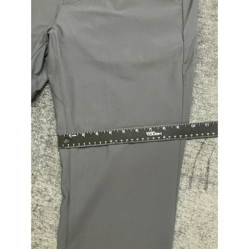 Fresh Clean Threads Chino Pants Men 32x32 Gray High Rise Flat Front Straight Leg